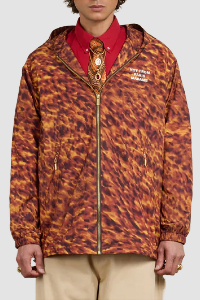 Drôle de Monsieur Slogan Jacket - Brown