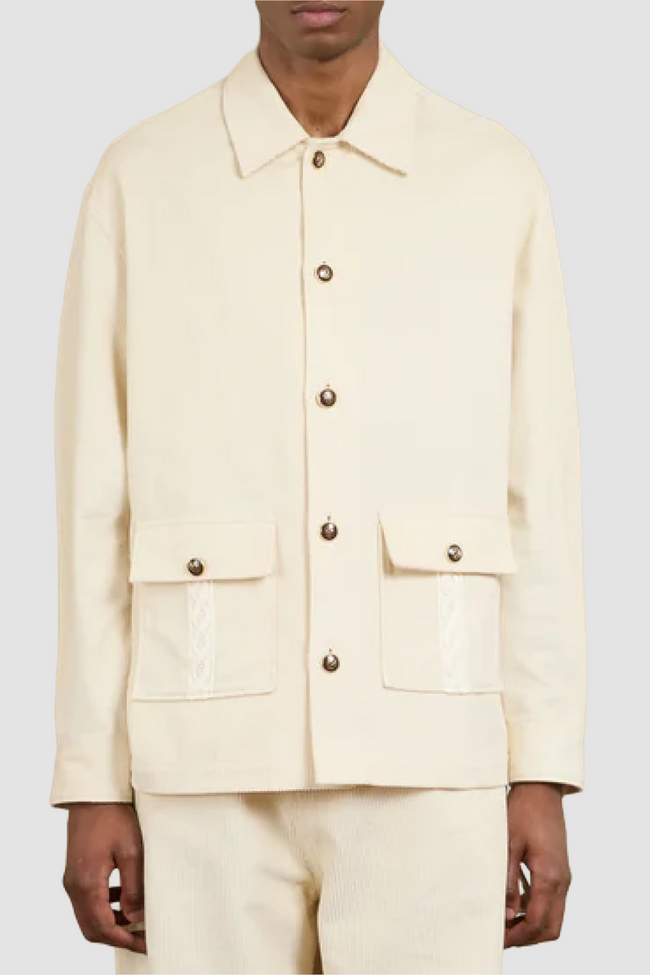Drôle de Monsieur La Surchemise Corduroy - Cream