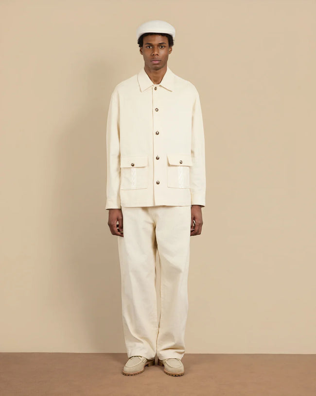 Drôle de Monsieur La Surchemise Corduroy - Cream