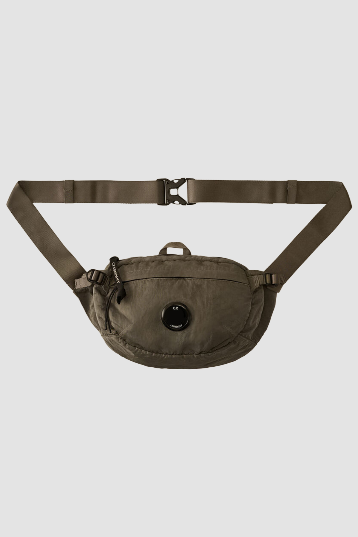 C.P. Company Nylon B Lens Crossbody Waist Bag - Grey - Due West C.P. Company Nylon B Lens Crossbody Waist Bag - Grey - Due West