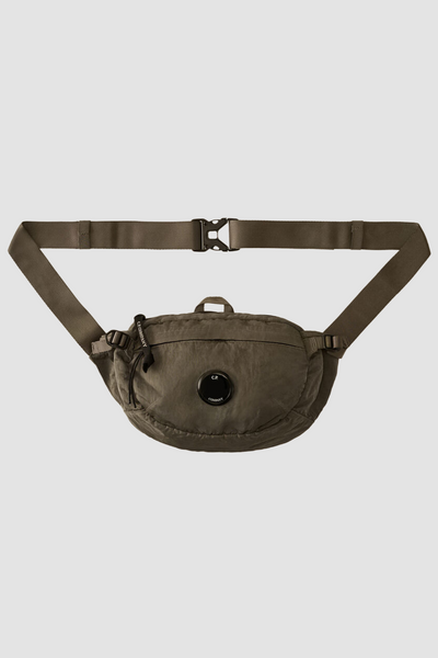 C.P. Company Nylon B Lens Crossbody Waist Bag - Grey - Due West