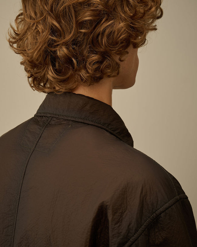 C.P. Company Feltro Bi-Film Short Jacket - Ivory/Green