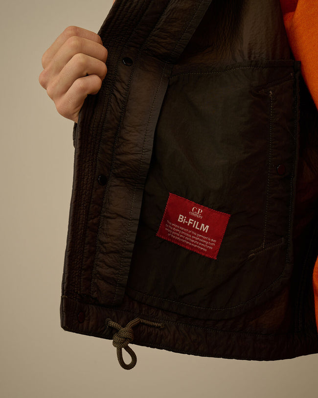 C.P. Company Feltro Bi-Film Short Jacket - Ivory/Green