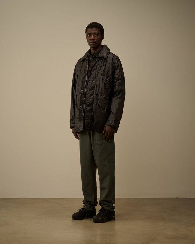 C.P. Company Opal Hooded Lens Jacket - Black