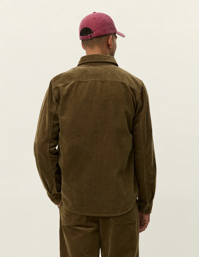 Les Deux Kody Corduroy Shirt - Olive