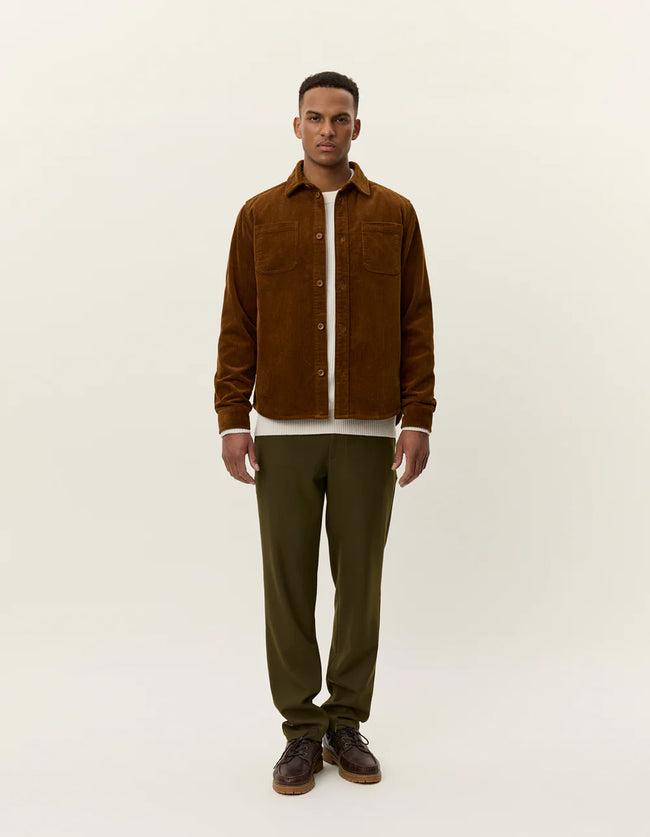 Les Deux Kody Corduroy Shirt - Tan