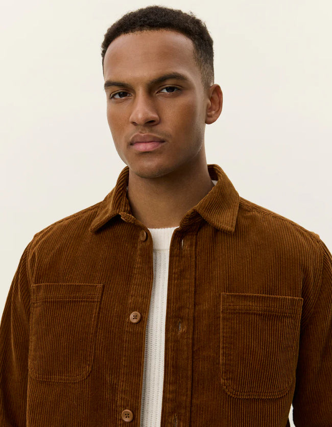 Les Deux Kody Corduroy Shirt - Tan