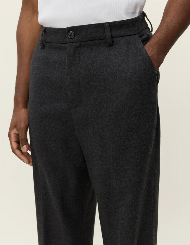 Les Deux Randall Wool Suit Pants - Asphalt