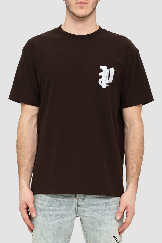 Purple Brand Gothic Tee - Brown