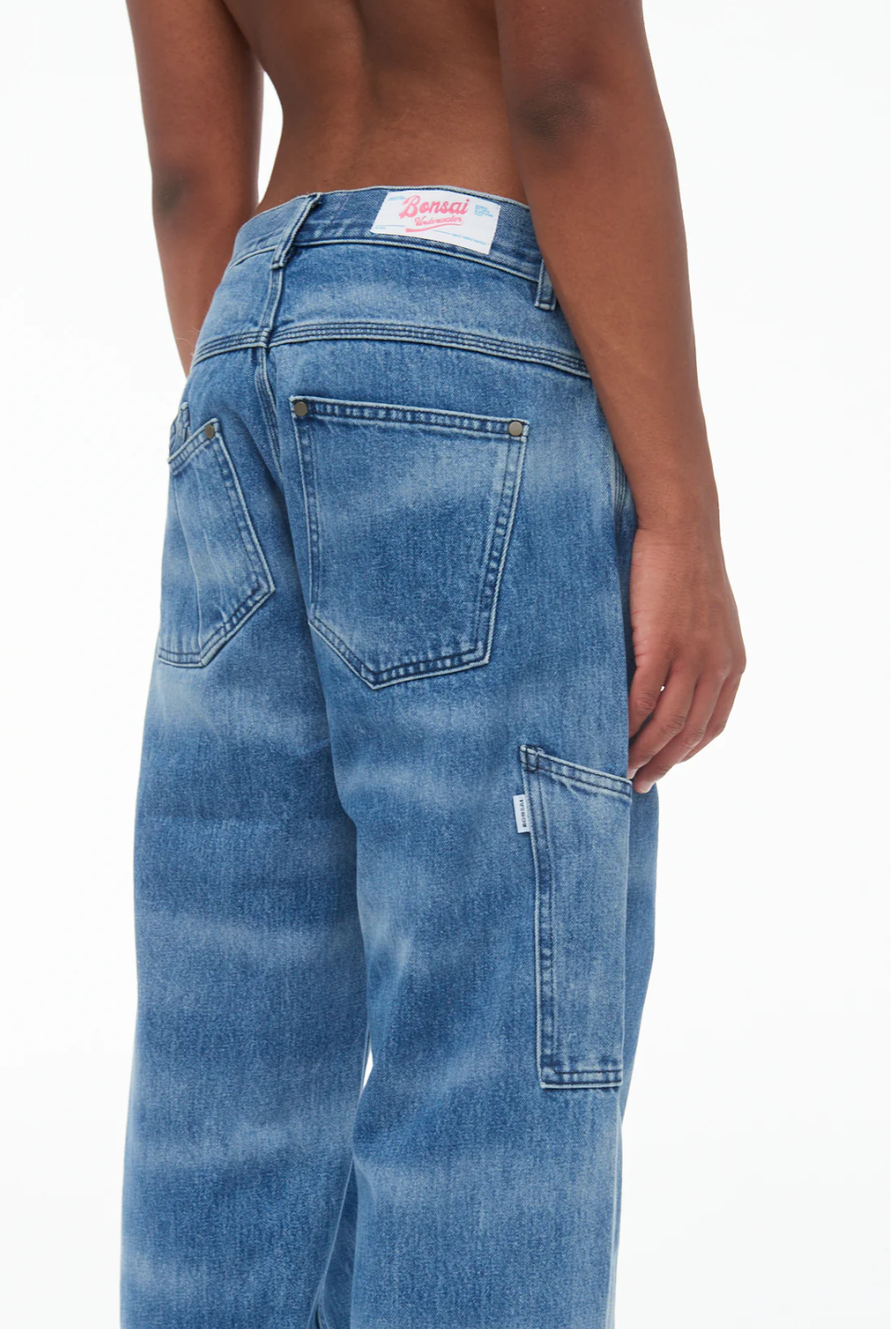 Bonsai Loose Denim Jeans - Blue