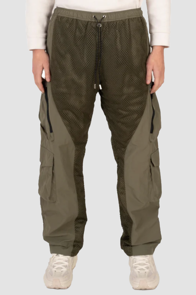 Nash - New York Mesh Cargo Pants - Olive