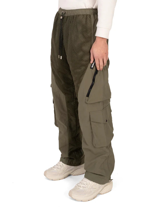 Nash - New York Mesh Cargo Pants - Olive