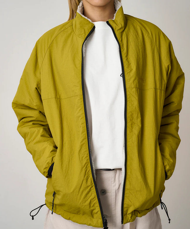 Gramicci Reversible Sherpa Jacket - Natural/Chartreuse