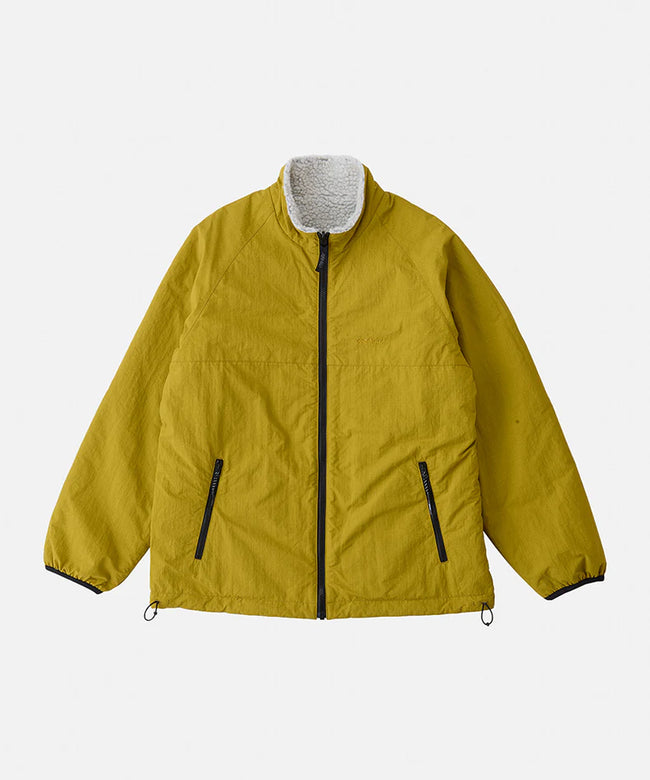 Gramicci Reversible Sherpa Jacket - Natural/Chartreuse