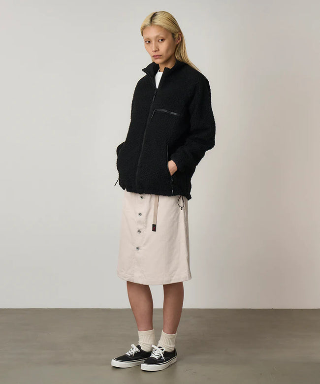 Gramicci Reversible Sherpa Jacket - Charcoal/Black