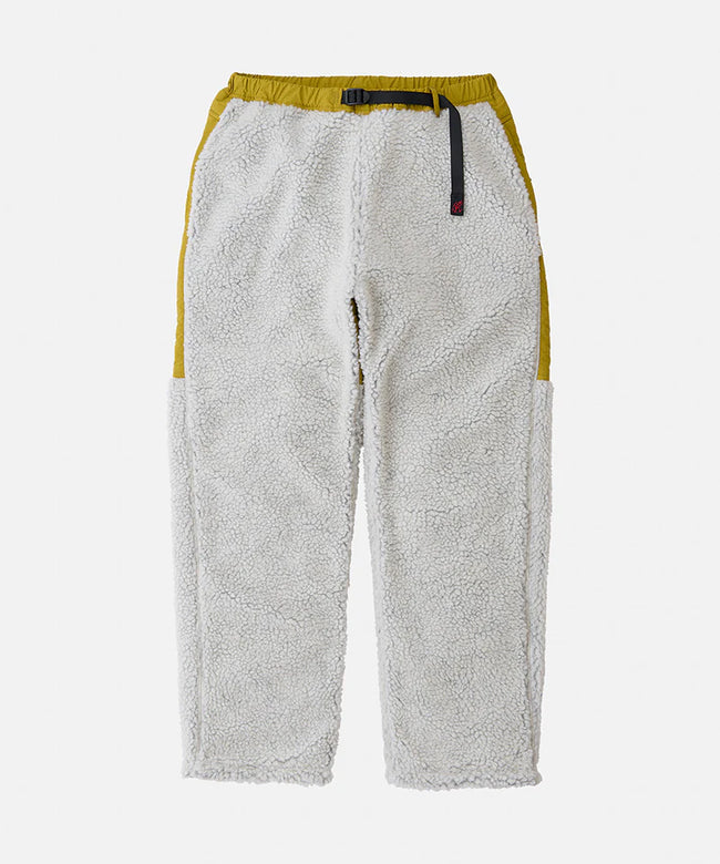Gramicci Nylon Sherpa Pants - Natural/Chartreuse