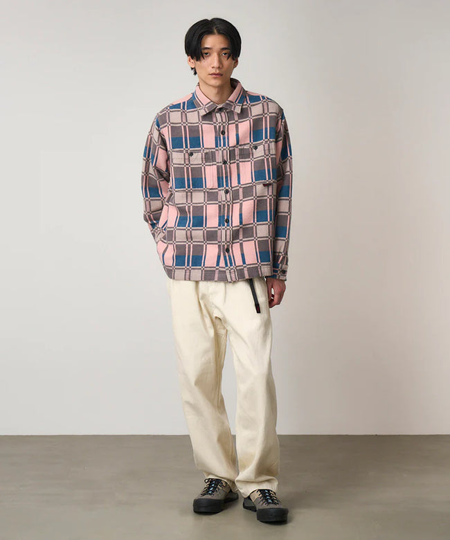 Gramicci Flannel Anthony Shirt - Blush Check