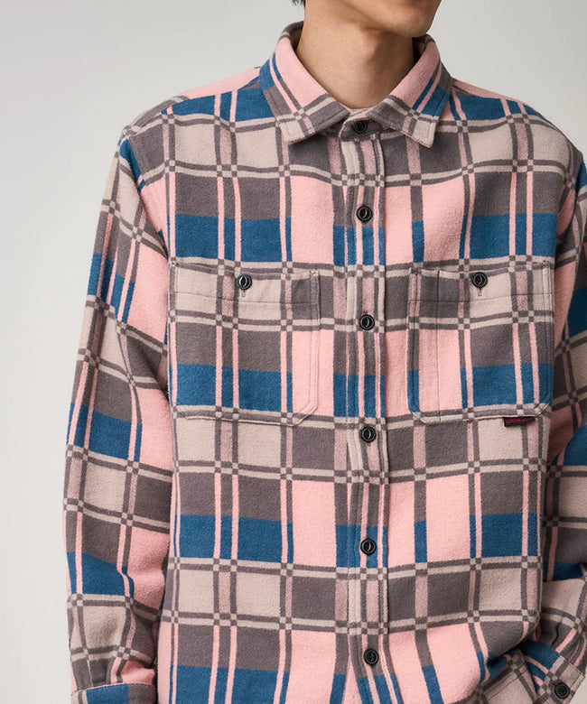 Gramicci Flannel Anthony Shirt - Blush Check