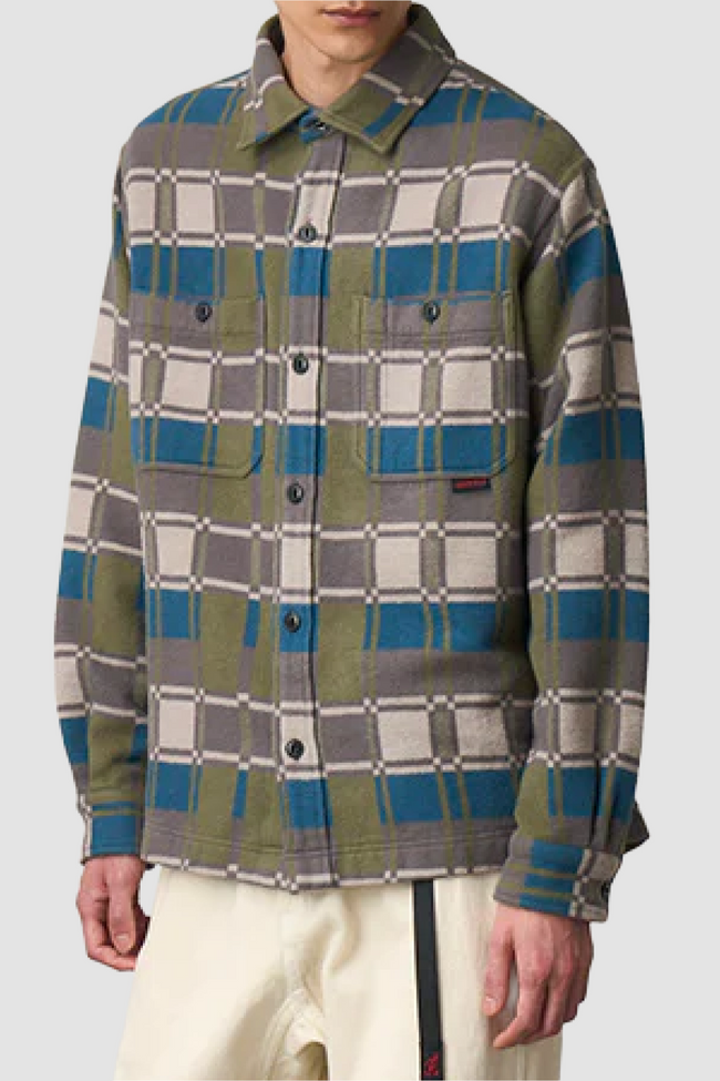Gramicci Flannel Anthony Shirt - Silver Check