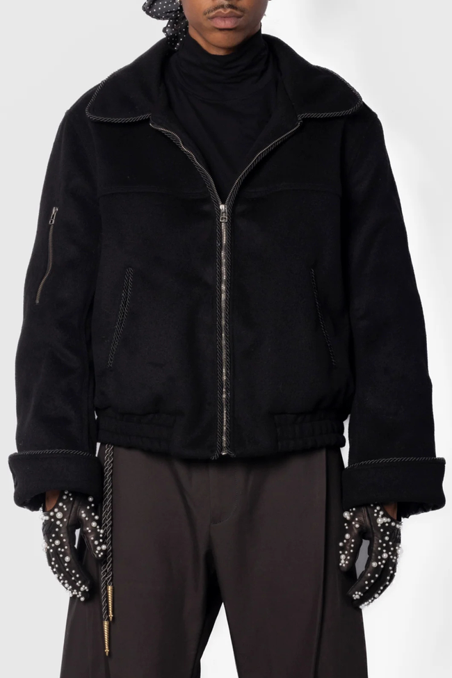 Kody Phillips Lasso Wool Jacket - Black