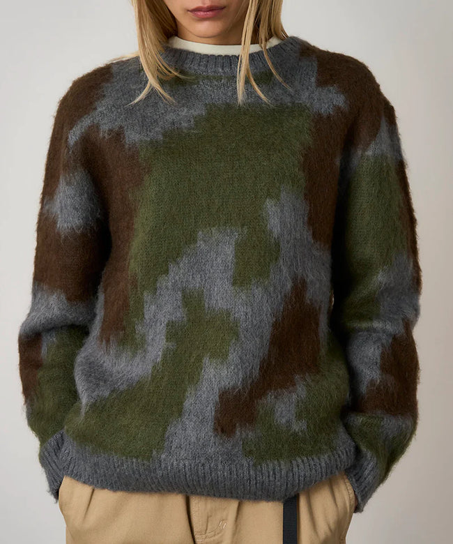 Gramicci Mohair Sweater - Jungle Digi Camo
