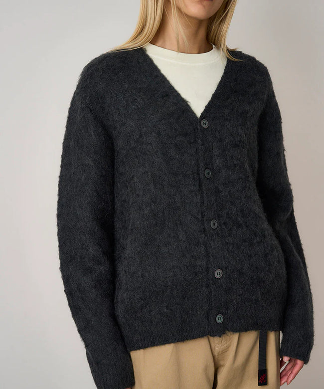 Gramicci Mohair Cardigan - Charcoal