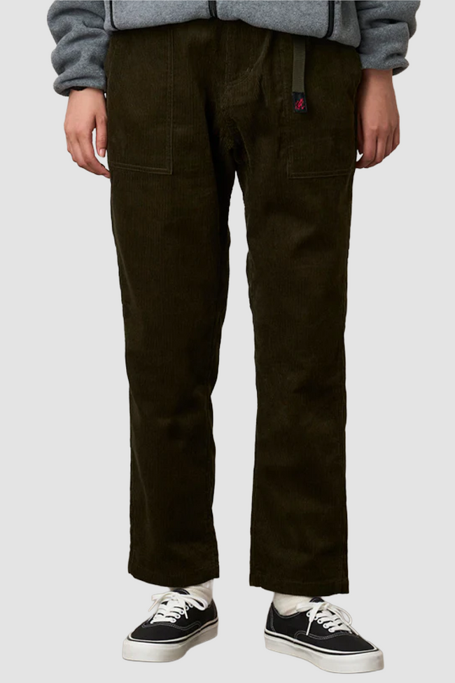 Gramicci Corduroy Loose Tapered Ridge Pants - Olive