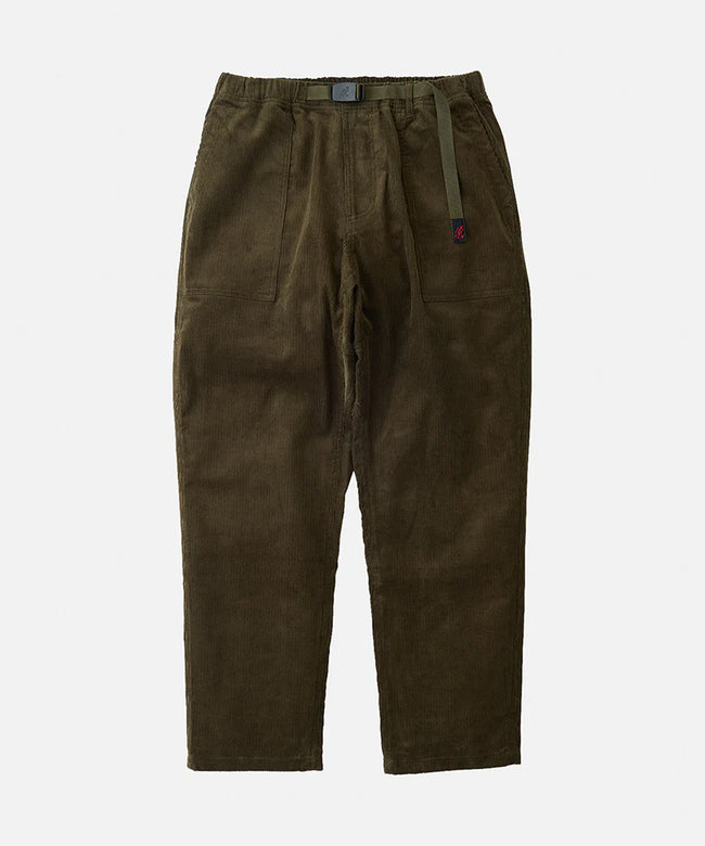 Gramicci Corduroy Loose Tapered Ridge Pants - Olive