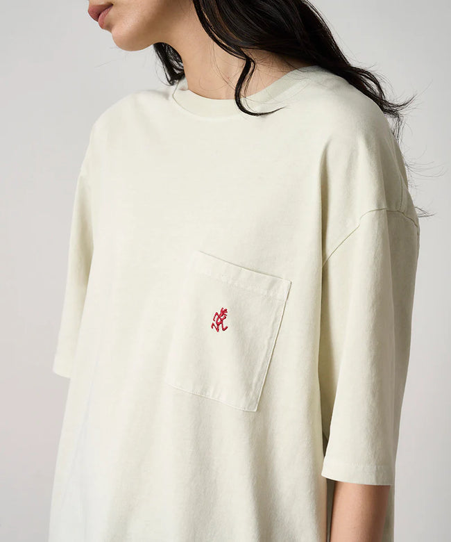 Gramicci One Point Pigment Tee - Natural