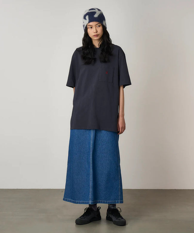 Gramicci One Point Pigment Tee - Navy