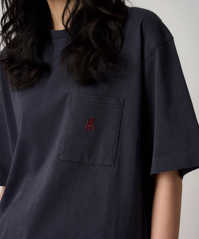 Gramicci One Point Pigment Tee - Navy