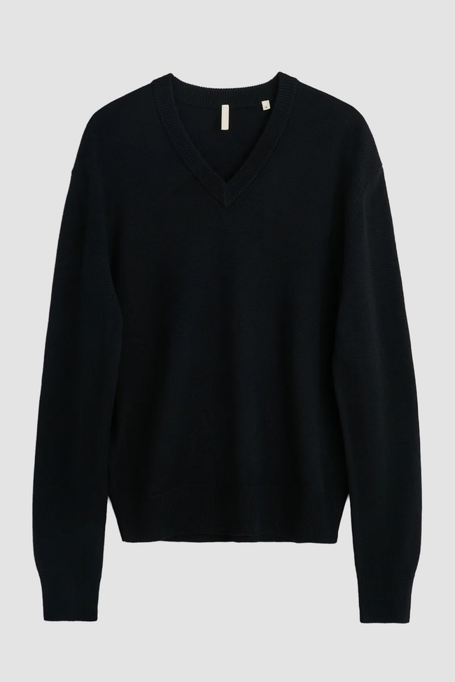 Sunflower Moon Merino Sweater - Black