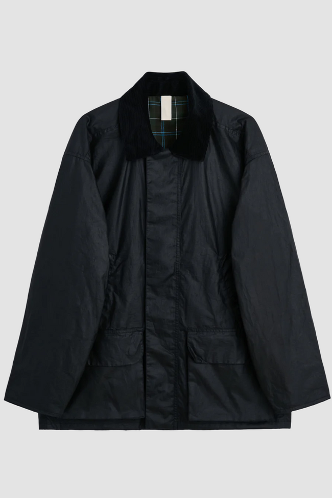 Sunflower Waxed Ripstop Leisure Jacket - Black