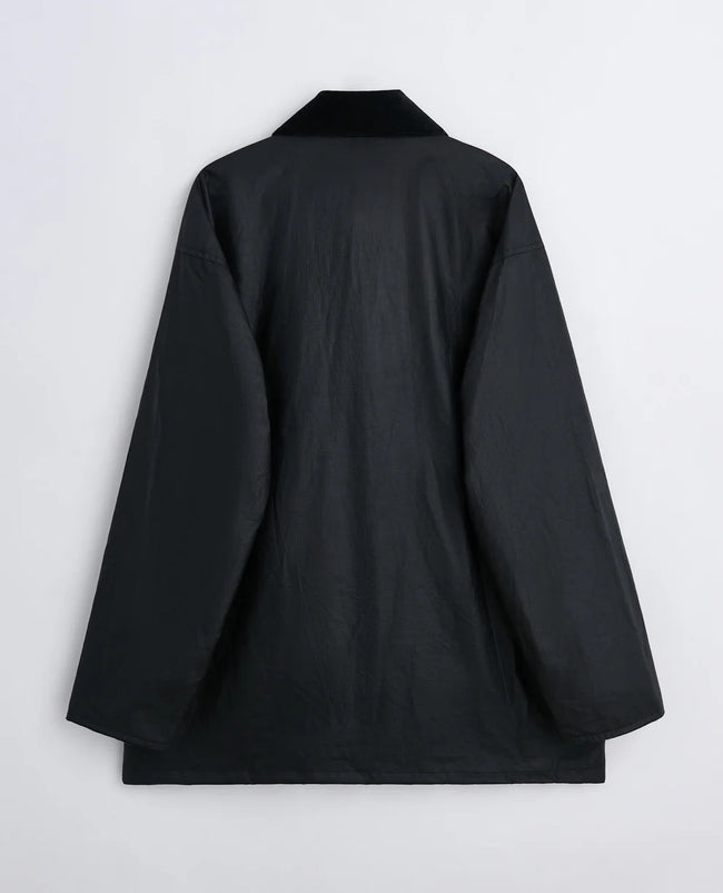 Sunflower Waxed Ripstop Leisure Jacket - Black