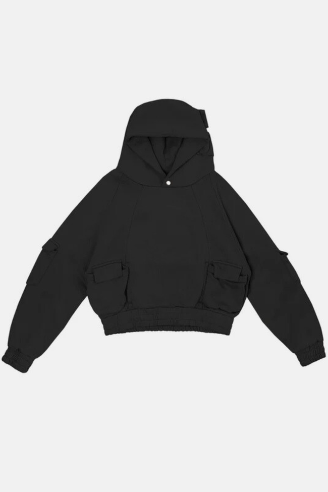 Kody Phillips Cargo Hoodie - Black