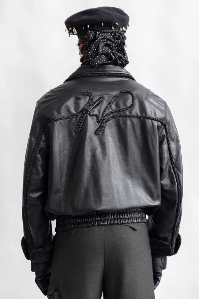 Kody Phillips Lasso Leather Jacket - Black