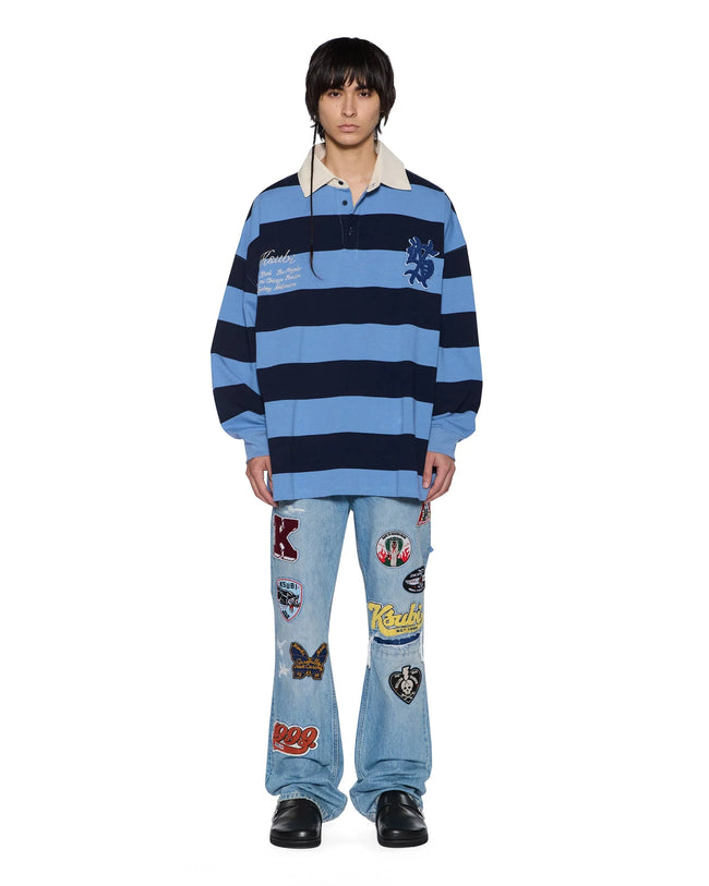 Ksubi Bronko True Patched Jeans - Blue