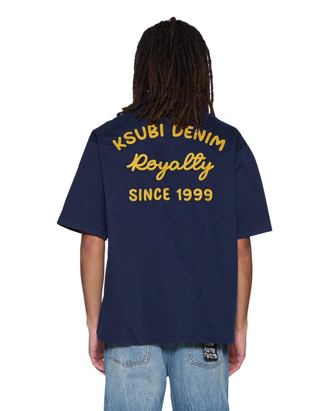 Ksubi Mekanik Boiler SS Shirt - Ink Blue