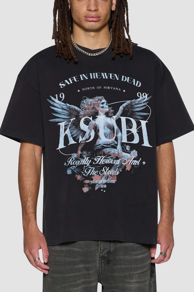 Ksubi Spirit Ekcess SS Tee - Acid Black