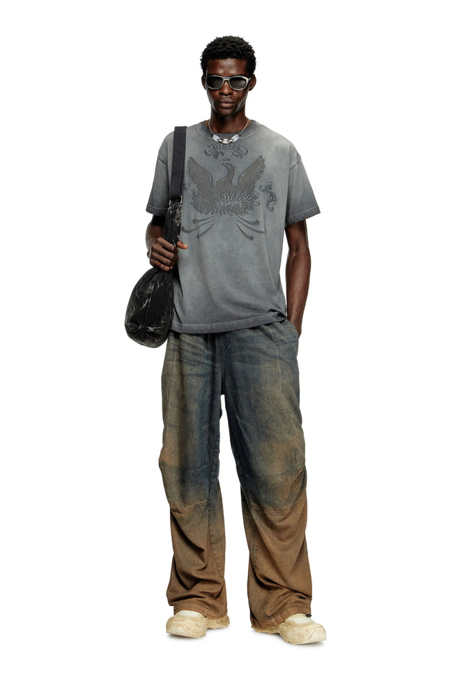 DIESEL T-Norm-T9 Tee - Charcoal