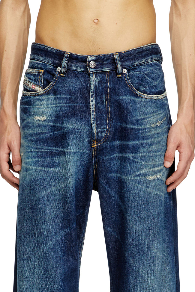 DIESEL D-Rise Relaxed Jeans - Blue
