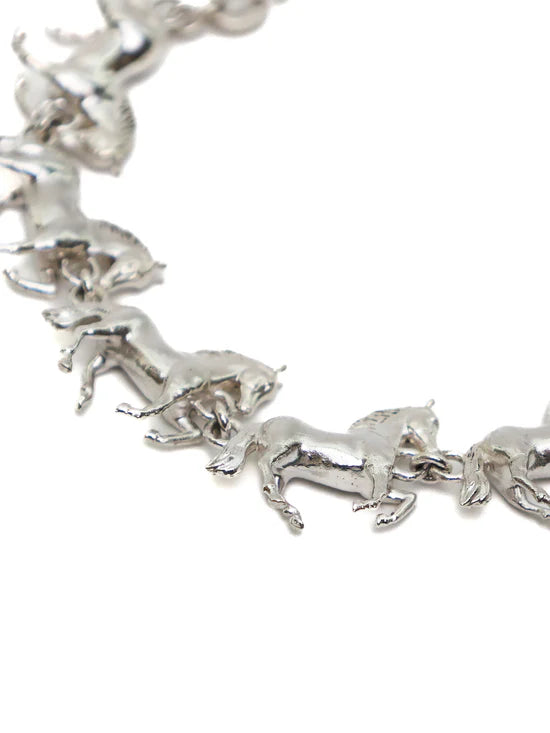 Maple Stampede Bracelet - Silver