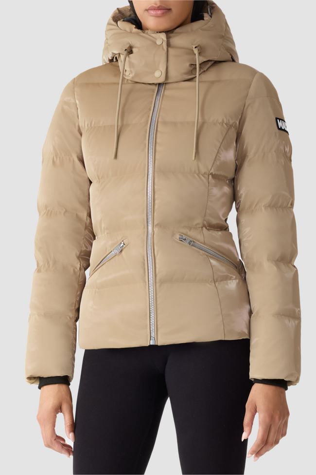 Mackage Womens Down Jacket Madalyn-Glo - Light Camel