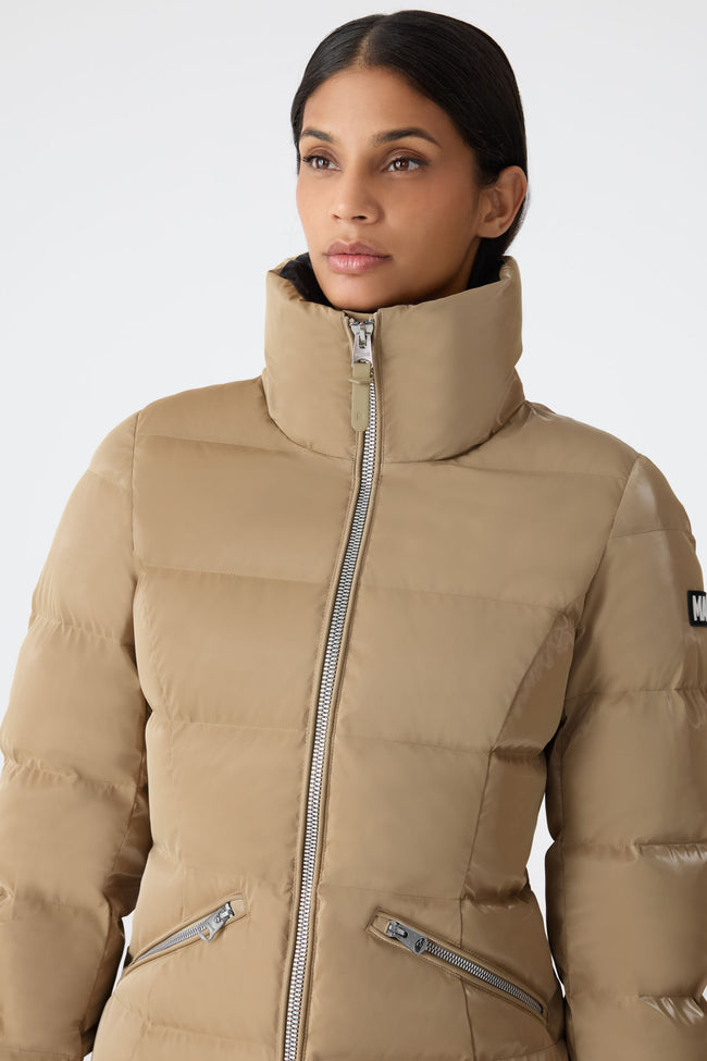 Mackage Womens Down Jacket Madalyn-Glo - Light Camel