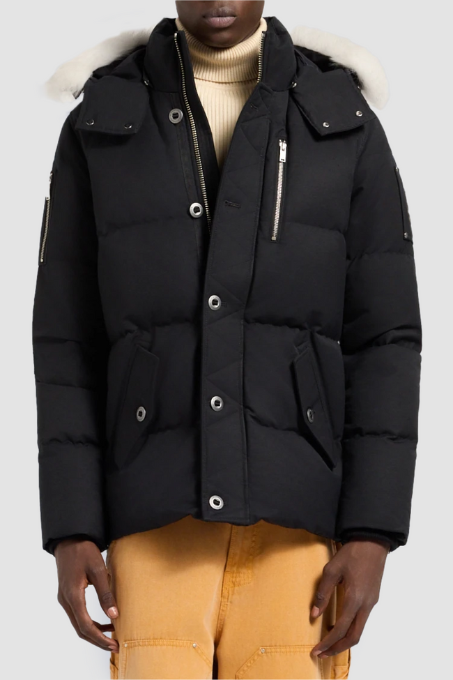 Moose Knuckles Mens Down *Parka 3Q - Black/Natural