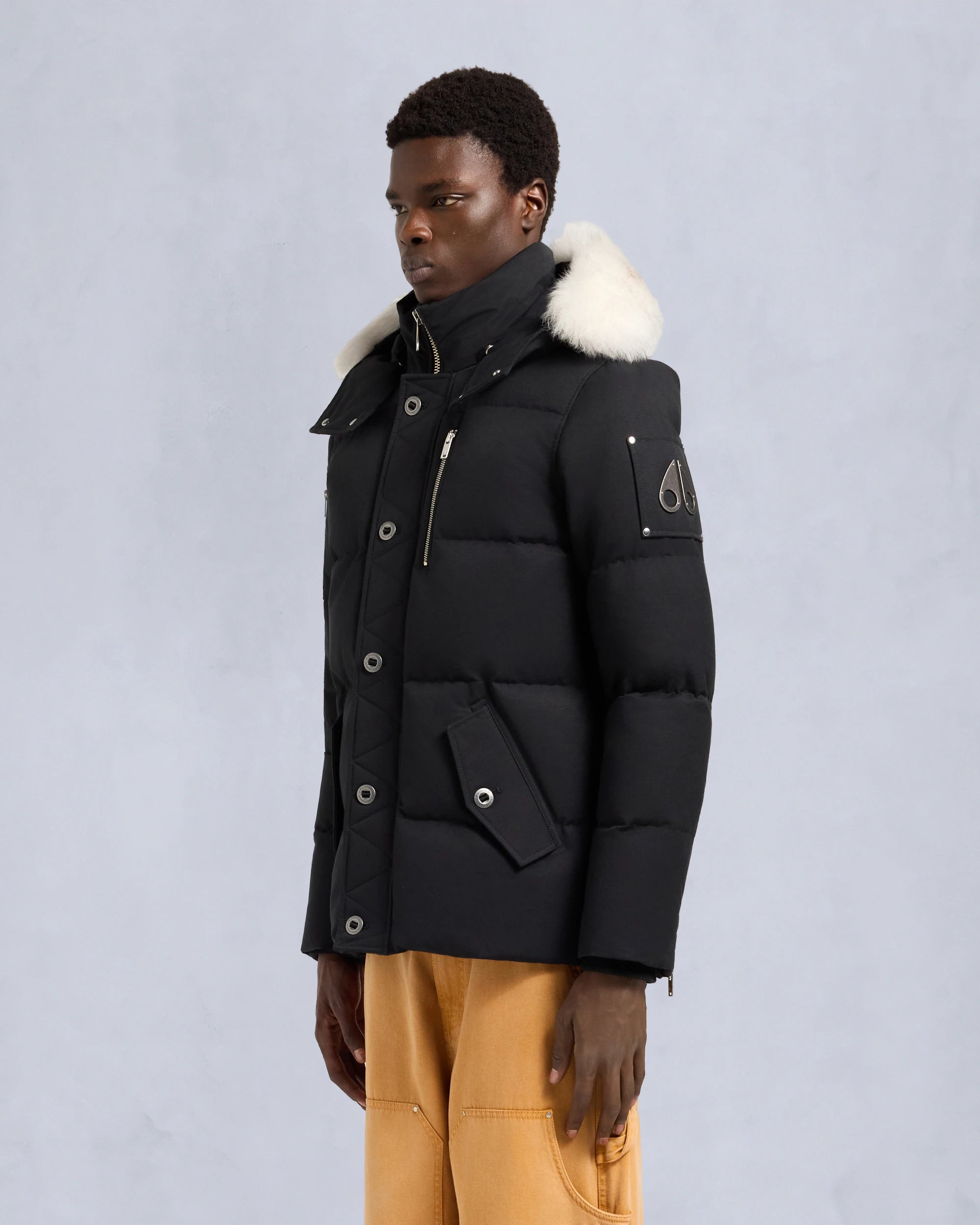 Moose Knuckles Mens Down *Parka 3Q - Black/Natural - Due West Moose Knuckles Mens Down *Parka 3Q - Black/Natural - Due West