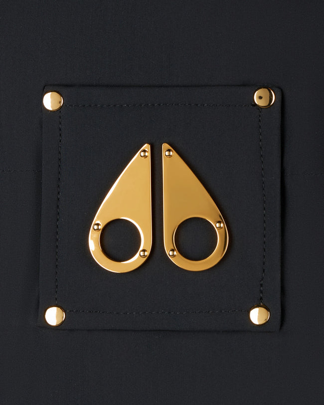 Moose Knuckles Mens Down Bomber Stagg - Black/Black