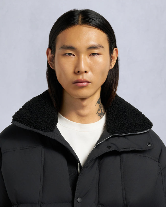 Moose Knuckles Mens Down Jacket Everest Puffer - Black