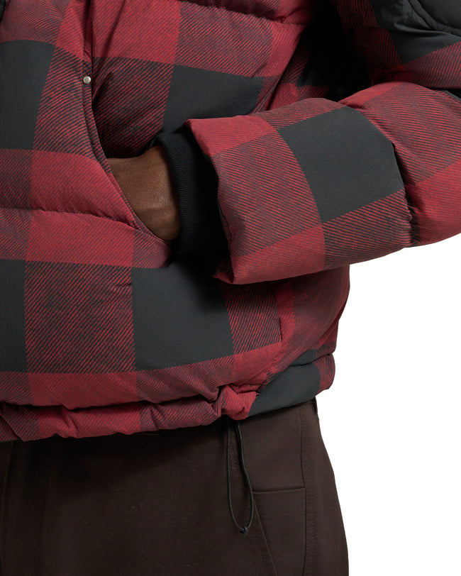 Moose Knuckles Mens Down Jacket Everest Puffer - Sumac/Plaid