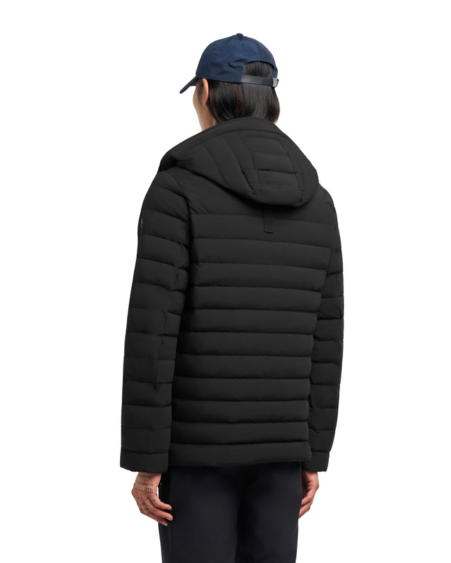 Moose Knuckles Mens Lite Jacket Greystone - Black